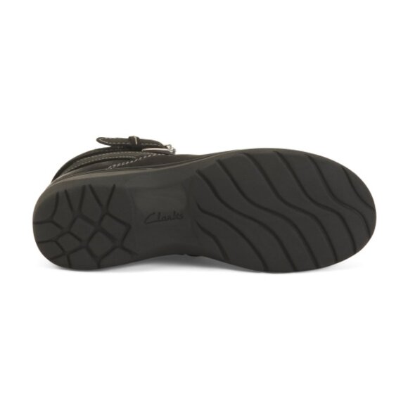 CLARKS Suede Carleigh Dalia Comfort Booties - Picture 3 of 3